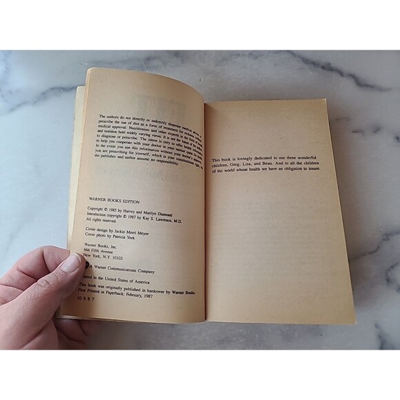 Fit For Life By Harvey And Marilyn Diamond Paperback - Picture 4 of 10